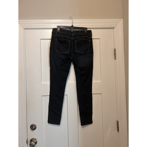 Democracy Ab Technology Skinny Jeans Womens Size 10 Mid Rise Dark Wash Slimming - Picture 5 of 8